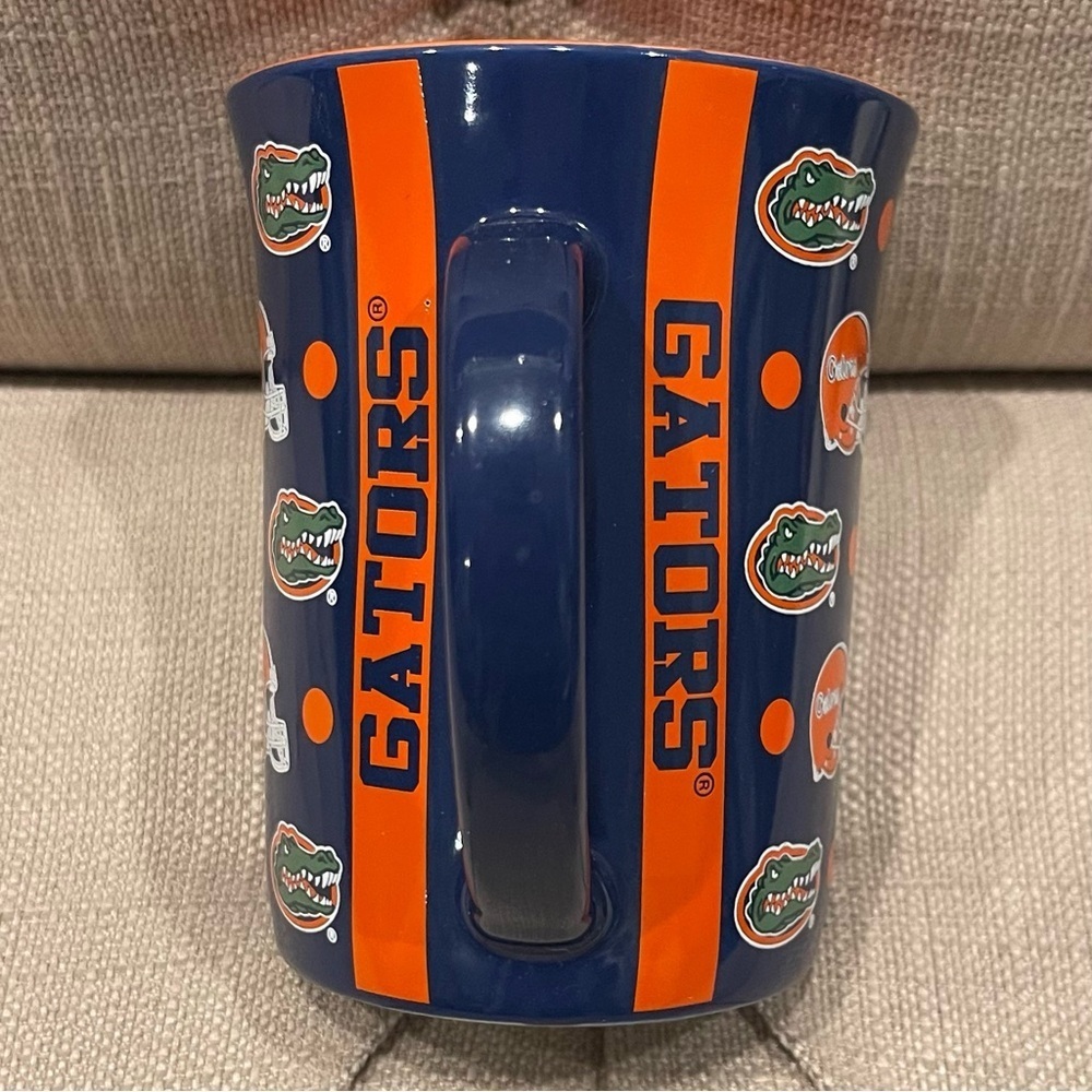 Florida Gator Mug Cup Allover logo Blue and Orange Gators Mug NWT - Picture 3 of 8